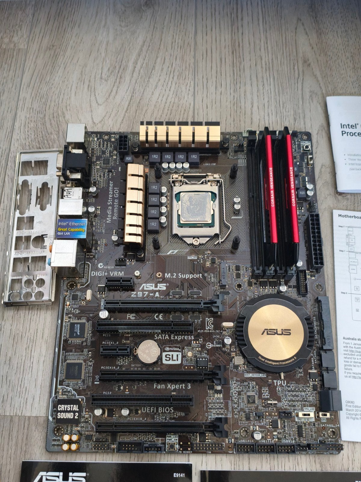 Intel i7 4790K, 16GB DDR3 RAM & Asus Z97-A Moederbord, Gebruikt, 4-core, Ophalen of Verzenden, Intel Core i7-4790K