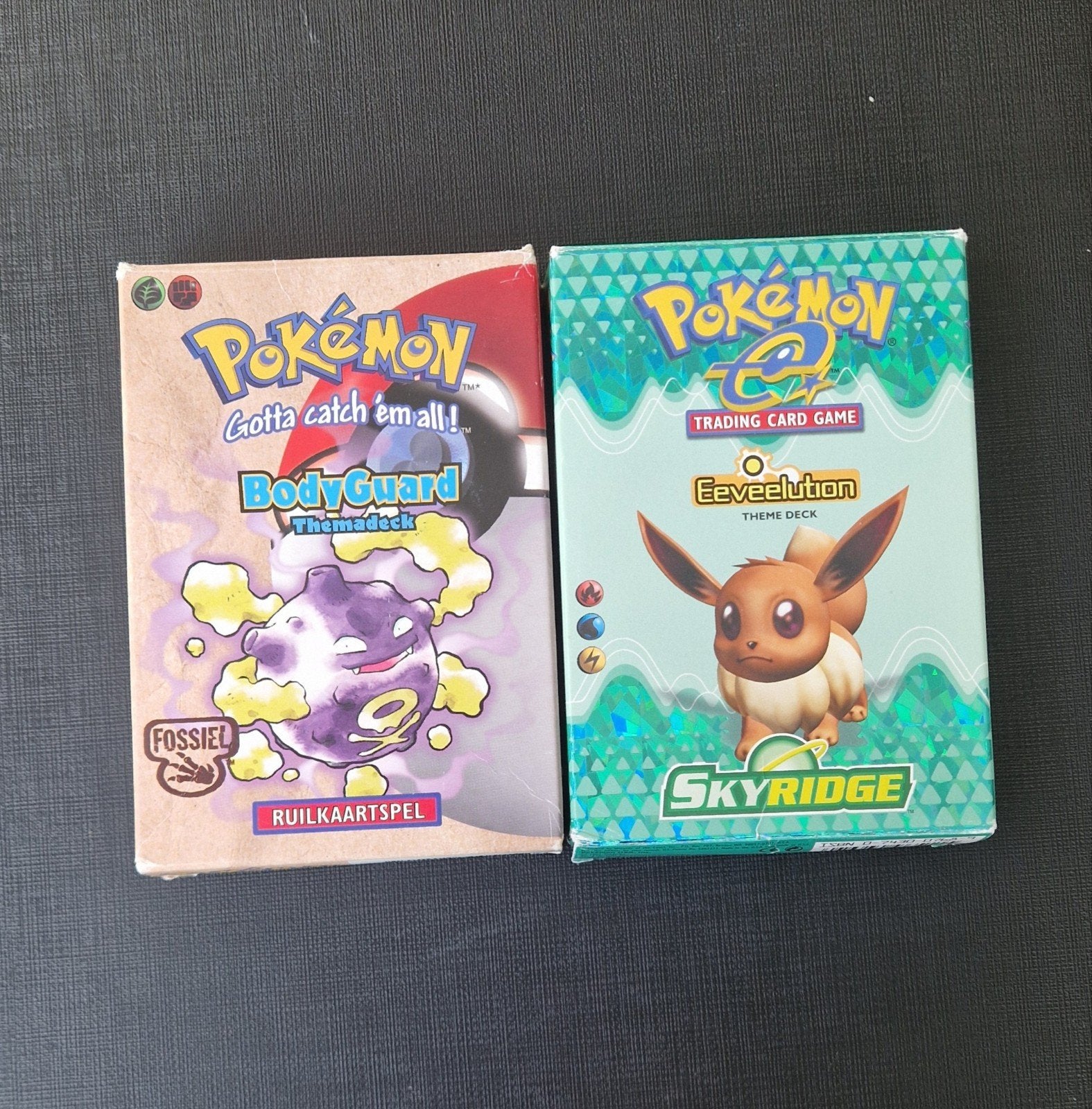 2x theme deck boxen vintage, Ophalen of Verzenden, Gebruikt