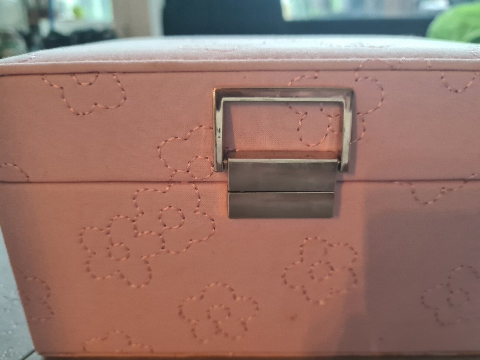Lila sieraden doosje Hema met uitneembaar bakje, Ophalen of Verzenden, Zo goed als nieuw
