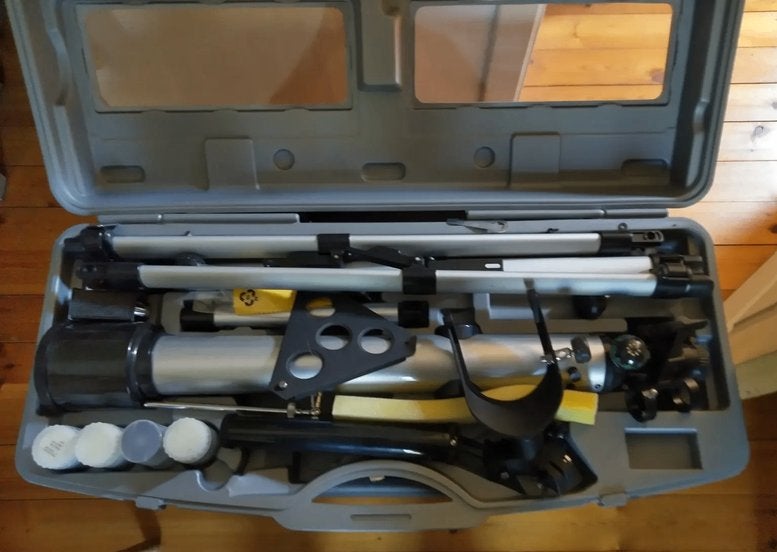 telescoop, Ophalen, Zo goed als nieuw, Minder dan 80 mm, Lenzentelescoop (refractor)