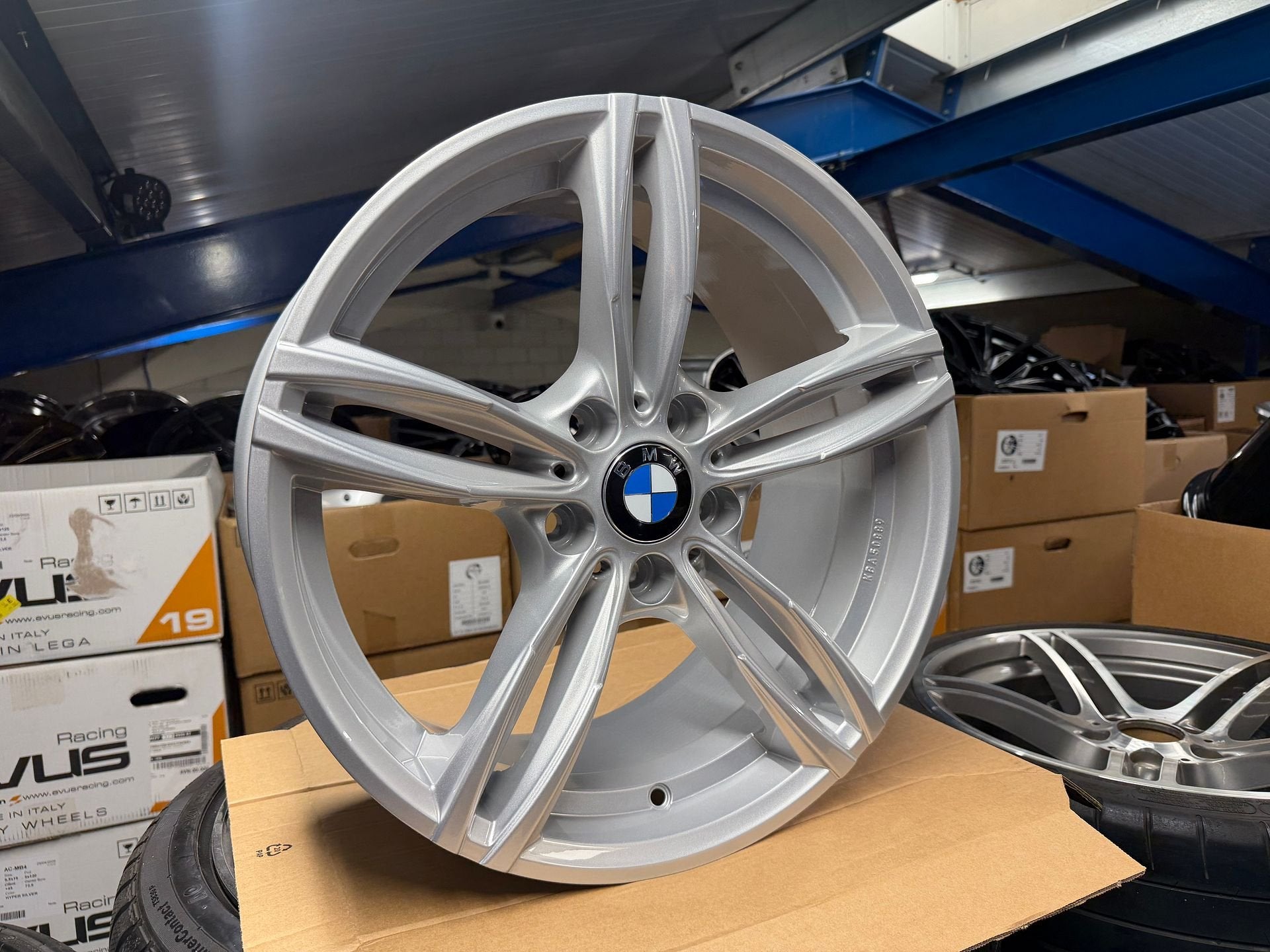 NIEUW 18inch BMW M3/M4 Style Breedset Velgen! 5x120 E90 F30, 18 inch, -, -, Banden en Velgen