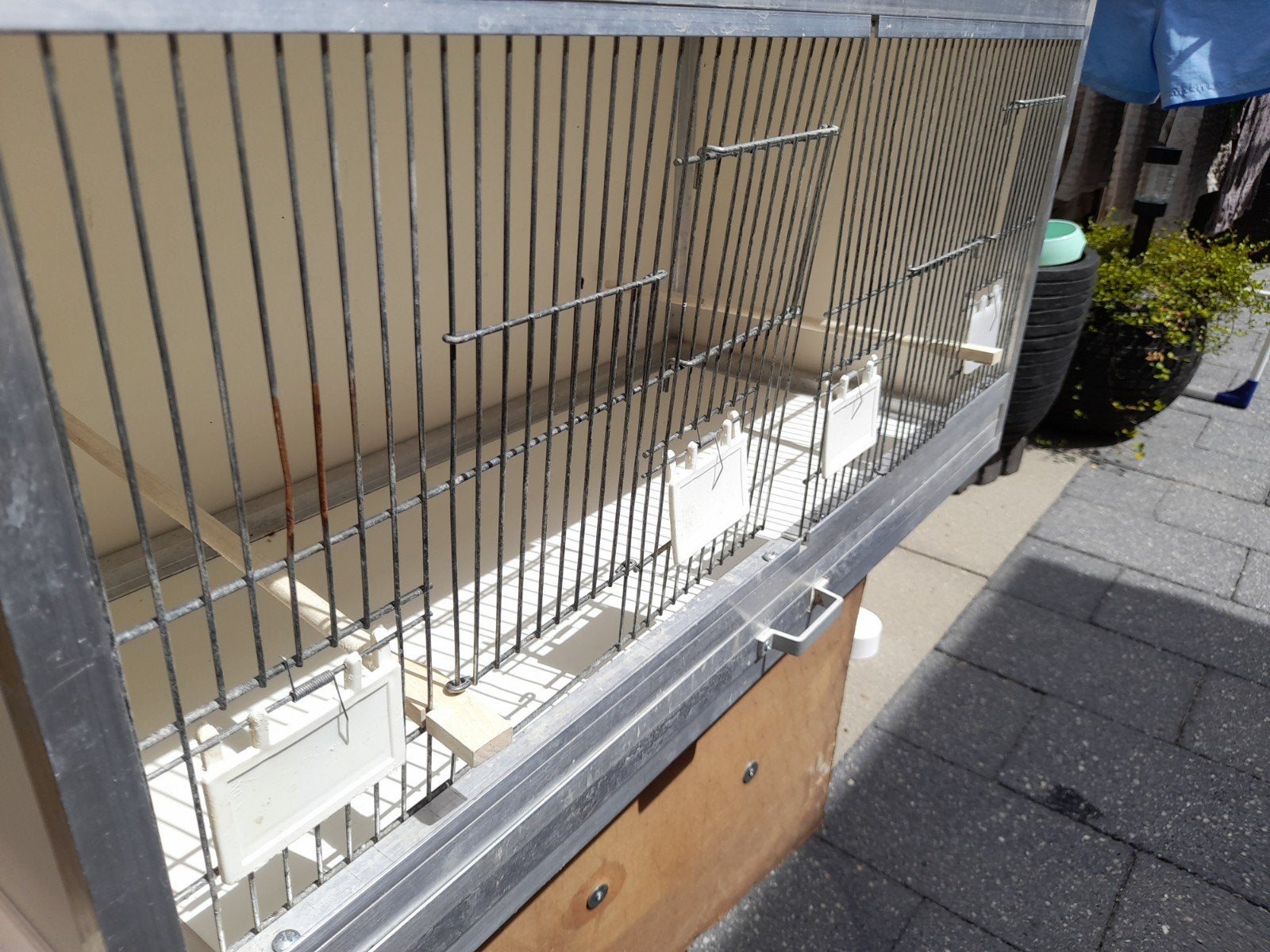 Aluminium trespa kweek broedkooi, Ophalen, Gebruikt, 75 tot 110 cm, Minder dan 65 cm