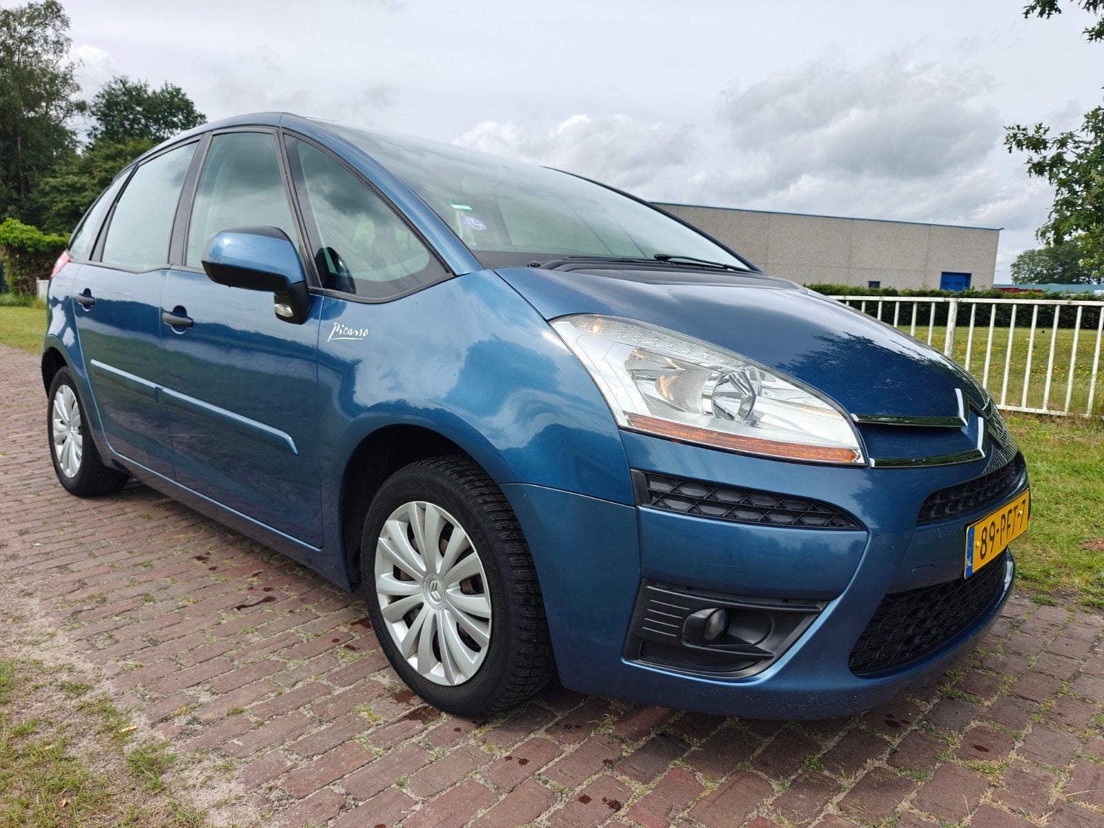 Citroën C4 Picasso 1.6 VTI 2011 Blauw Airco Cruise Trekhaak, Voorwielaandrijving, Zwart, 4 cilinders, Blauw
