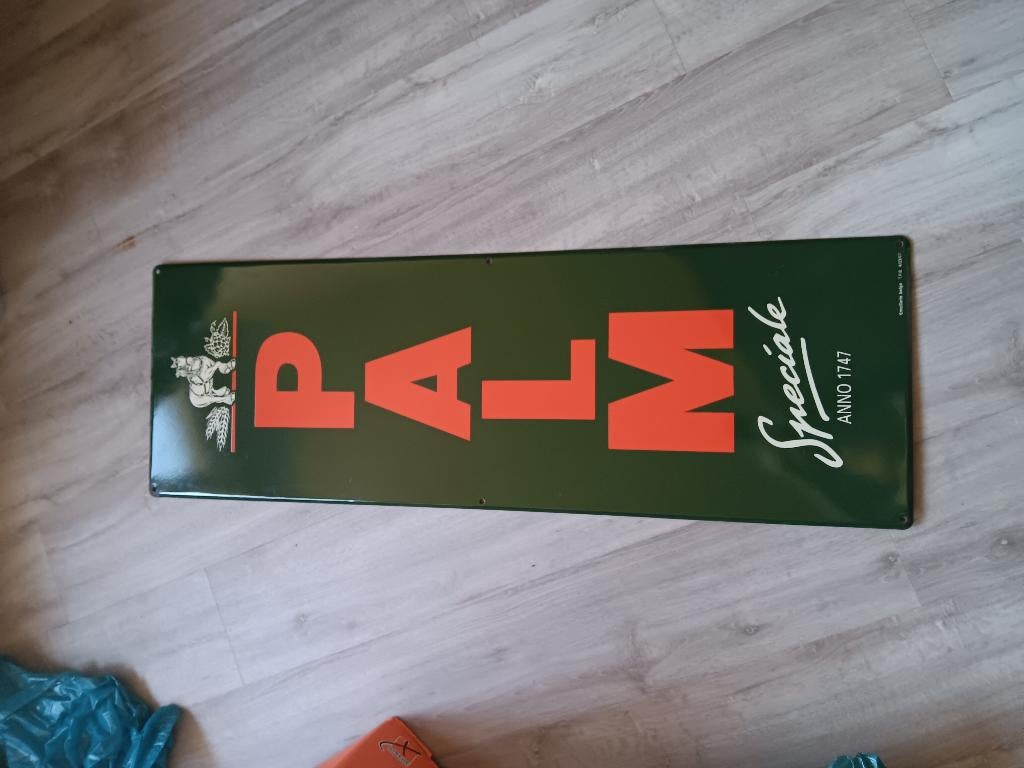 Emaille reclamebord, Ophalen, Gebruikt, Reclamebord