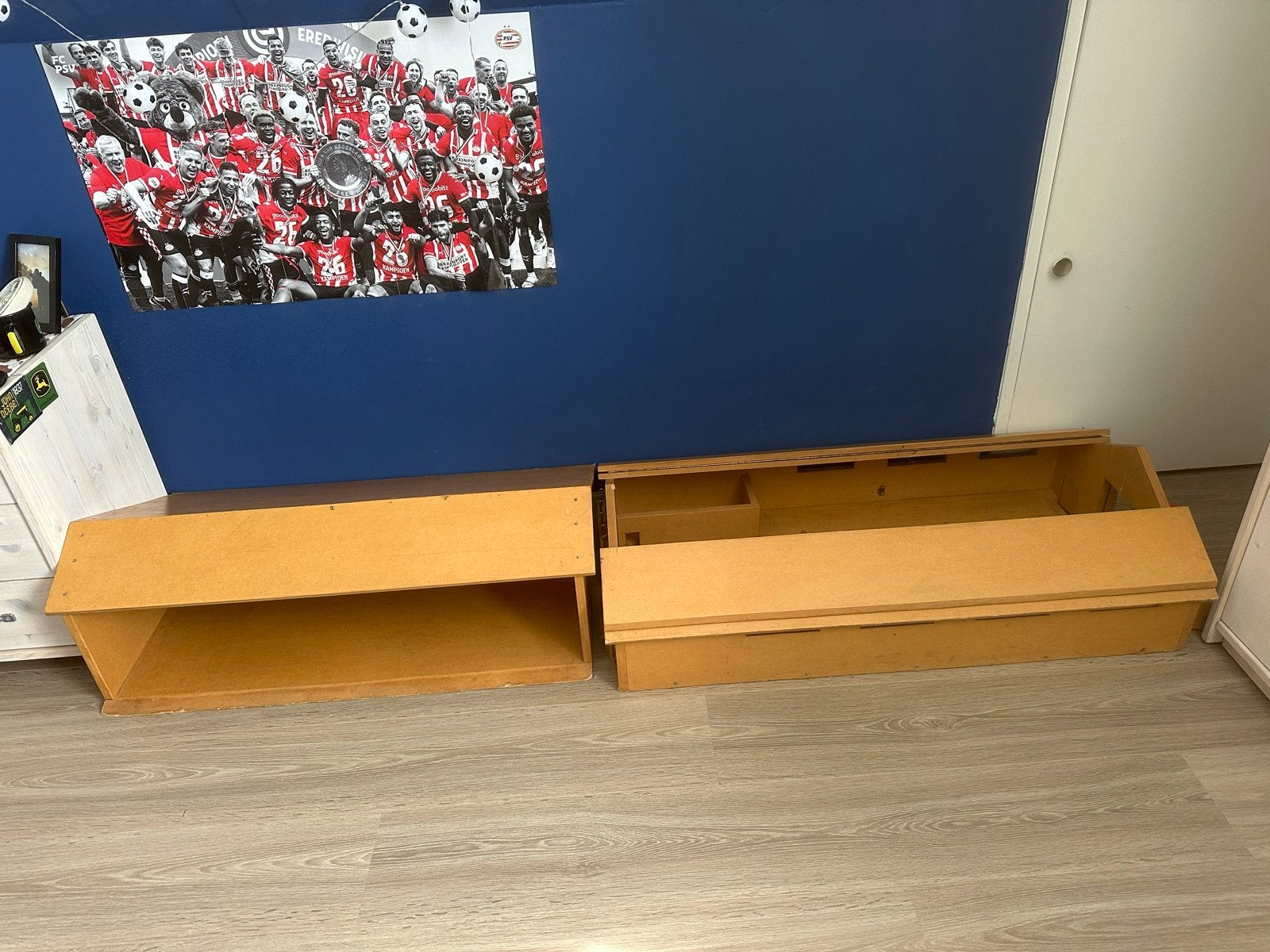 Houten koeienstal en/ loods, Ophalen, Gebruikt
