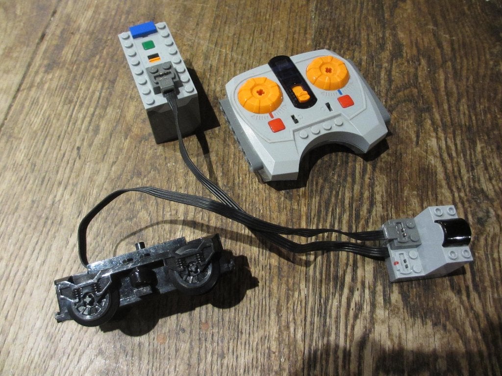 Lego City Rc trein motor set in zeer goede staat 9 volt, Ophalen of Verzenden, Gebruikt, Complete set, Lego