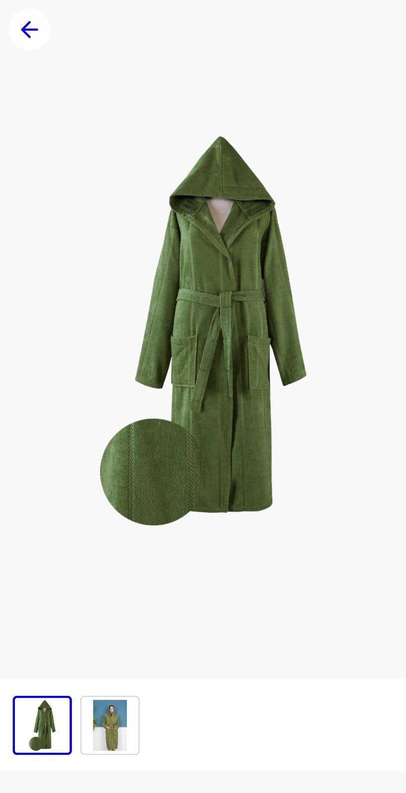 Badstof Velours Badjas met Capuchon - XL - Nieuw, Kleding | Dames, Overige Dameskleding, Onbekend, Ophalen of Verzenden, Nieuw