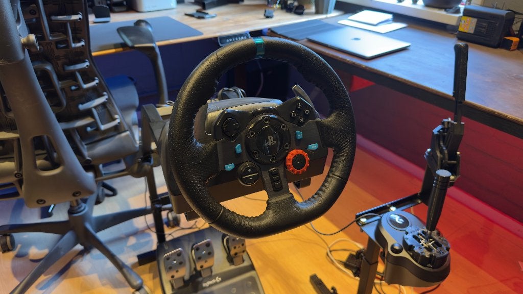 Logitech G29 incl shifter, handrem en wheelbase, Computers en Software, Joysticks, Zo goed als nieuw, Ophalen