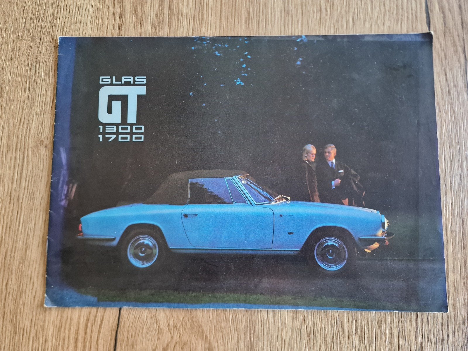 GLAS GT 1300 1700 Folder, Folder, Ophalen of Verzenden, Onbekend, Gelezen