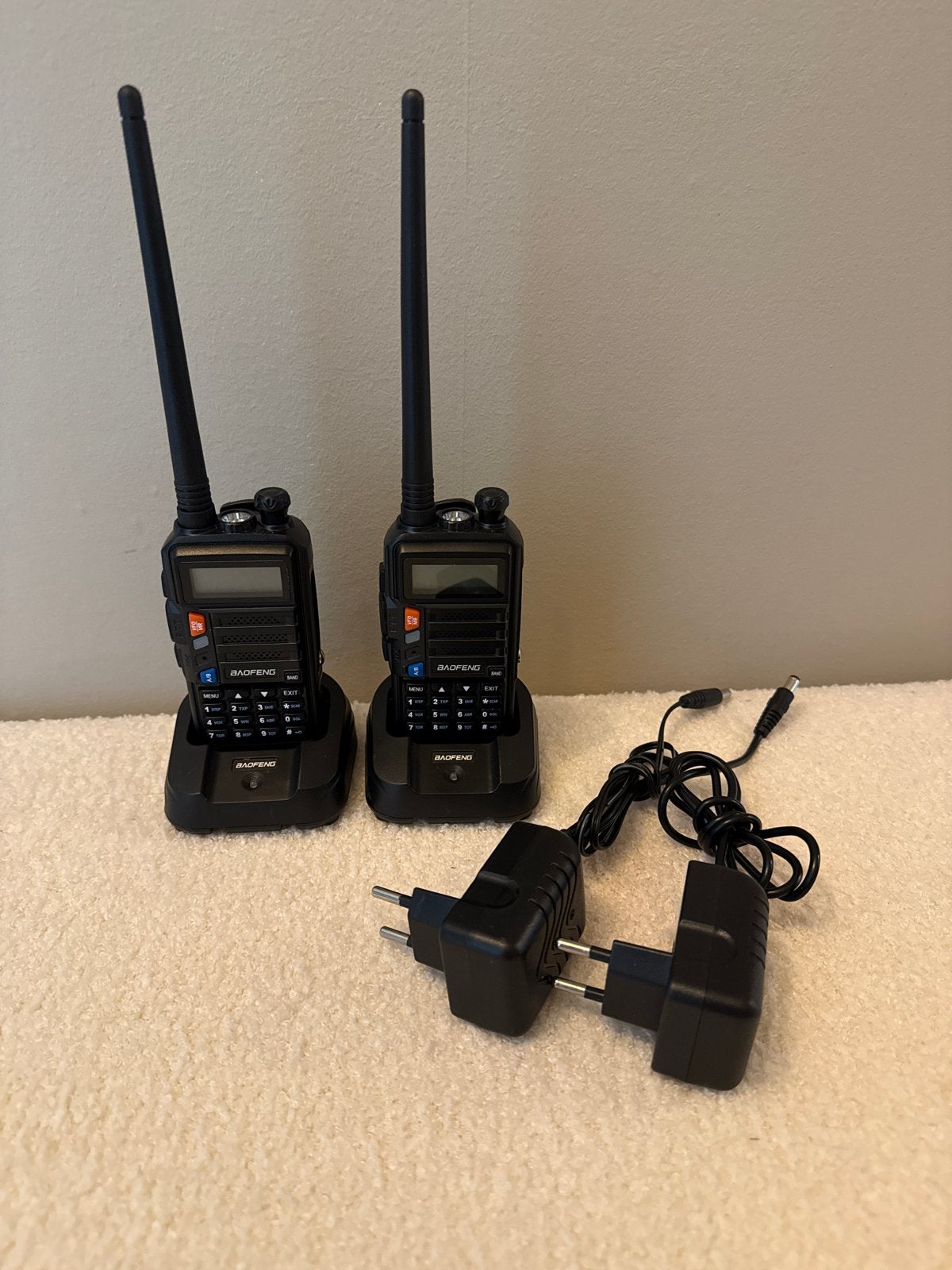 Baofeng BF-UVS9 Plus Portofoons (2 stuks), Telecommunicatie, 5 tot 15 km, Ophalen of Verzenden, Zo goed als nieuw, Portofoon of Walkie-talkie