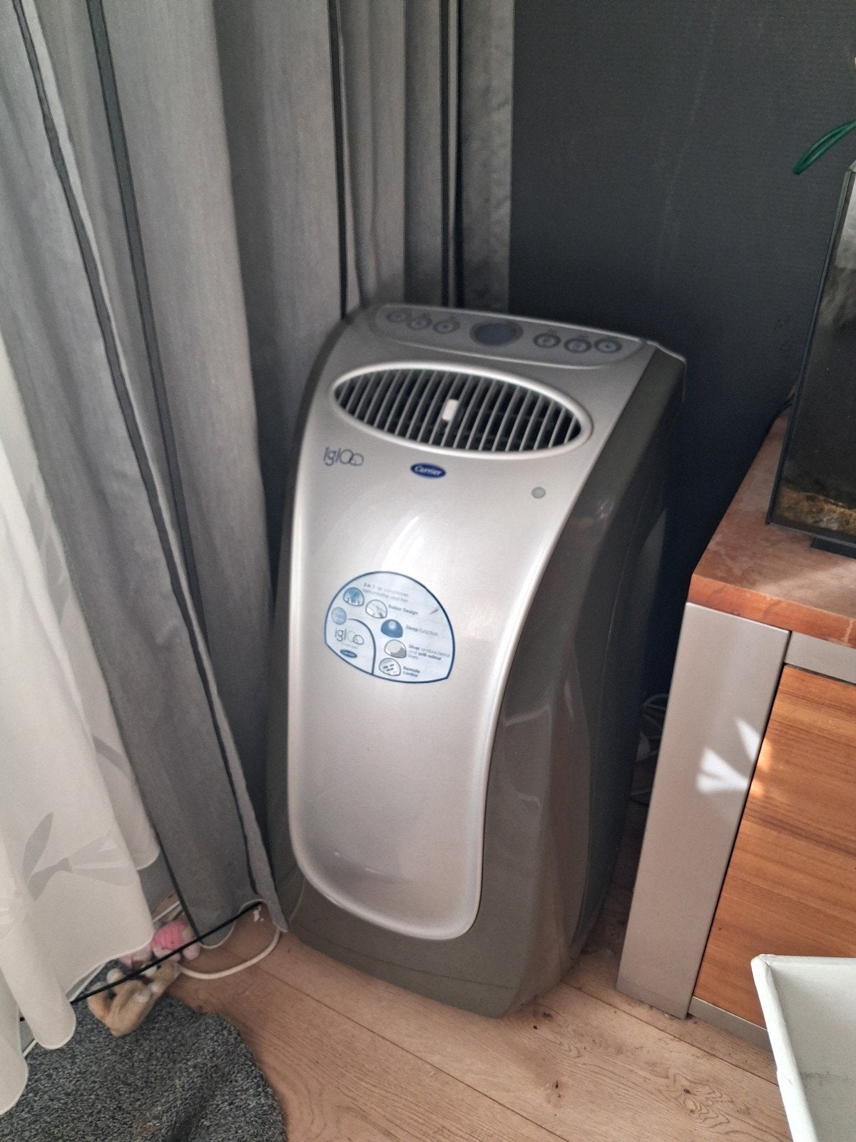 Carrier Igloo Mobiele Airco - Koelen en Ventileren, Witgoed en Apparatuur, Gebruikt, Minder dan 60 m³, Timer, 3 snelheden of meer