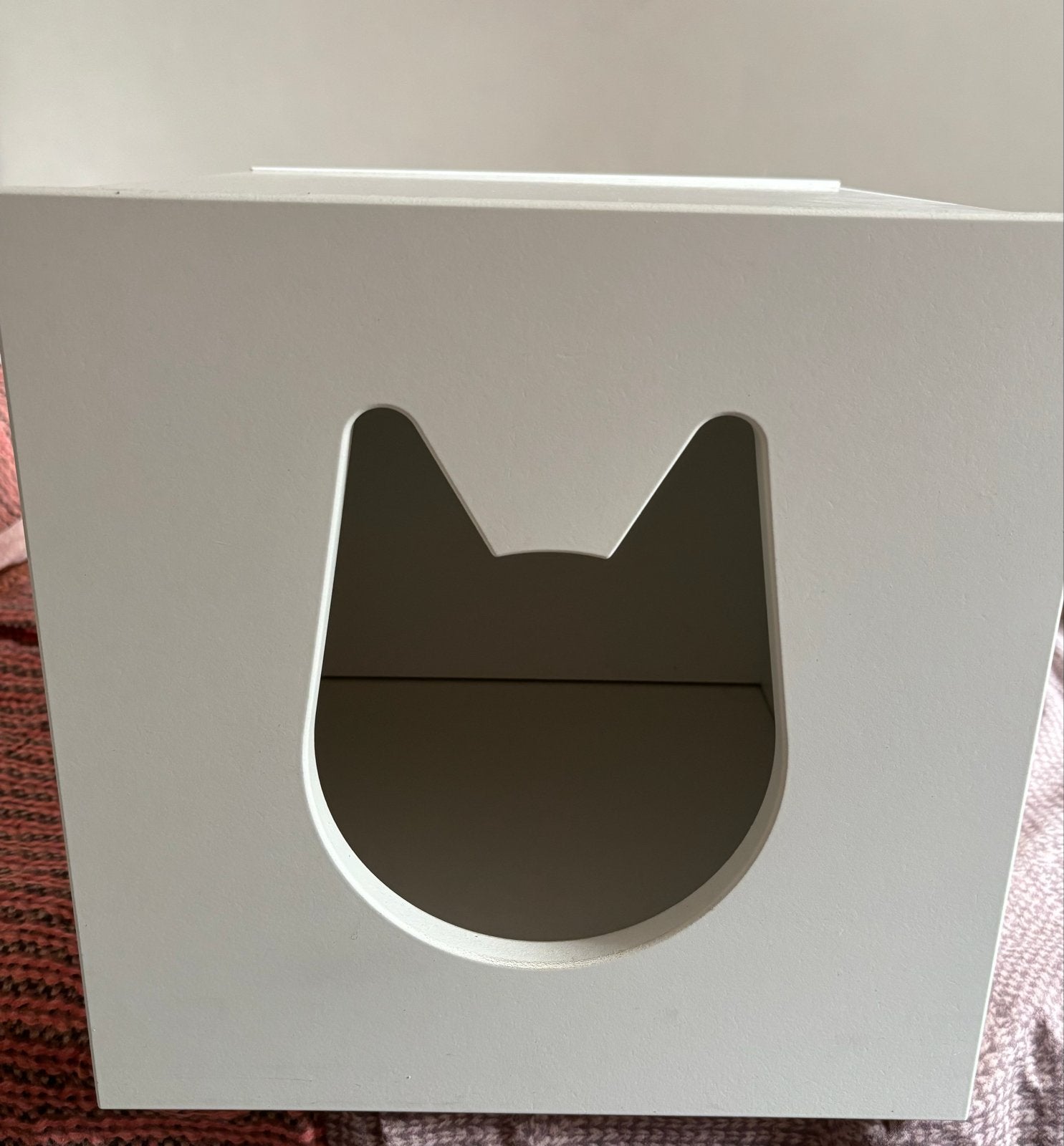 Ikea Kallax kattenhuis inzet wit, Ophalen, Zo goed als nieuw