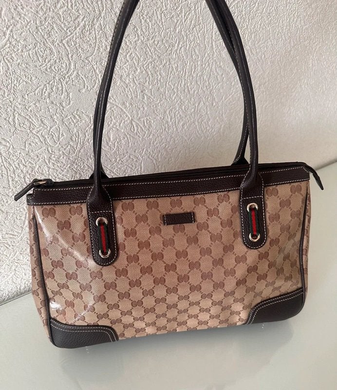 Gucci GG Crystal Tote Bag, Ophalen of Verzenden, Zo goed als nieuw, Zwart, Shopper