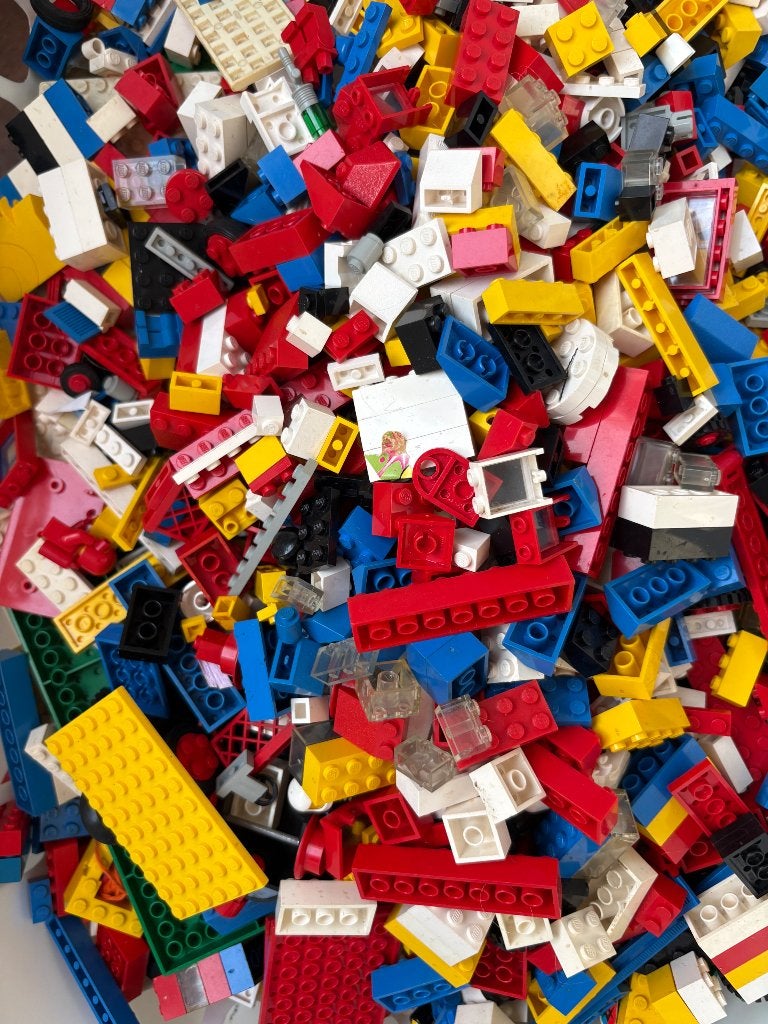 Grote partij Lego: treintje, rails, figuurtjes en meer!, Ophalen, Gebruikt, Lego, Inclusief minifiguren