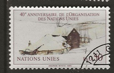 Verenigde Naties 52, huis, Verzenden, Gestempeld, Noord-Amerika