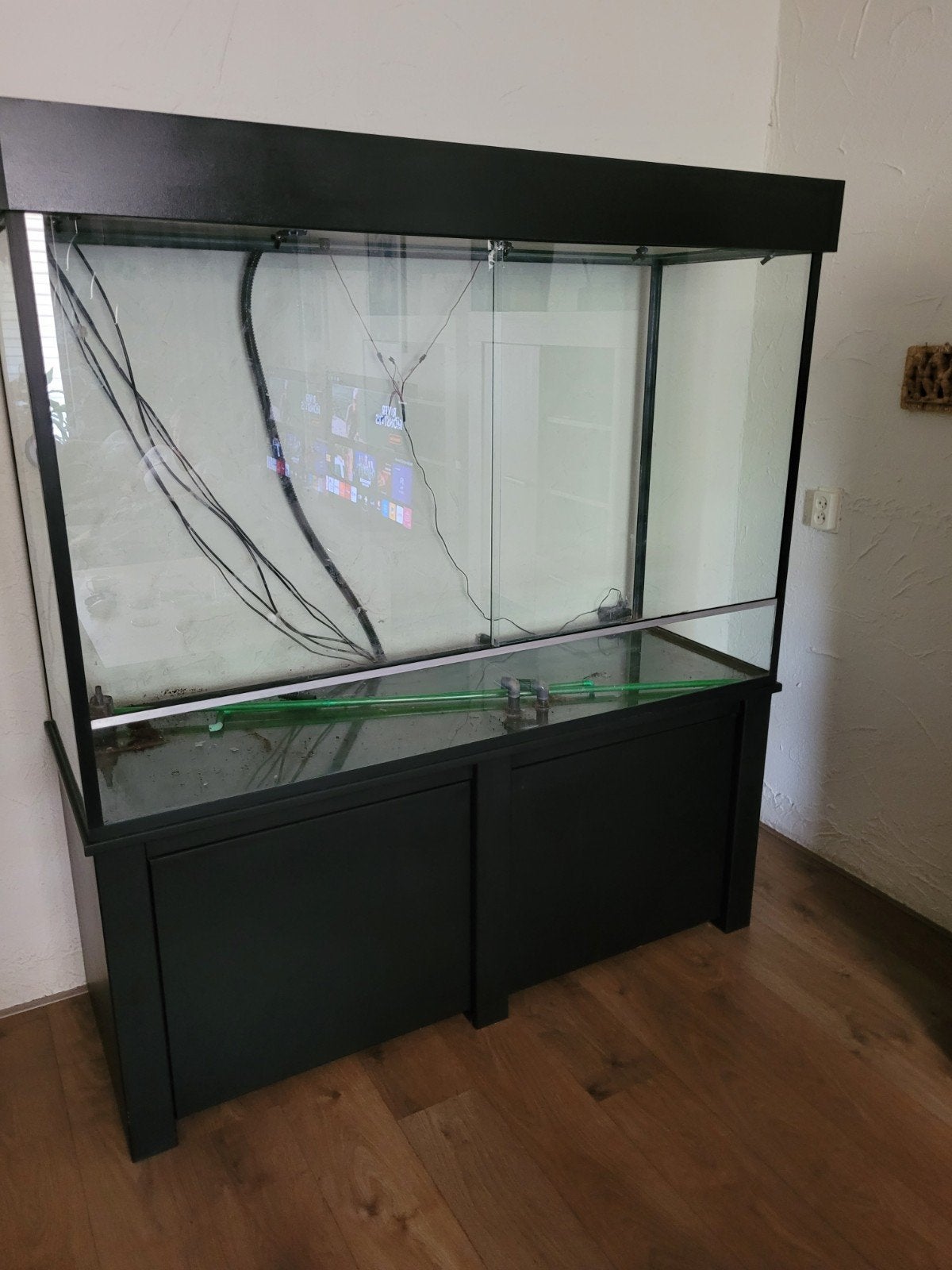 Tk/ruil prachtig groot paludarium/terrarium met onderkast, Ophalen, Zo goed als nieuw, Terrarium of Paludarium
