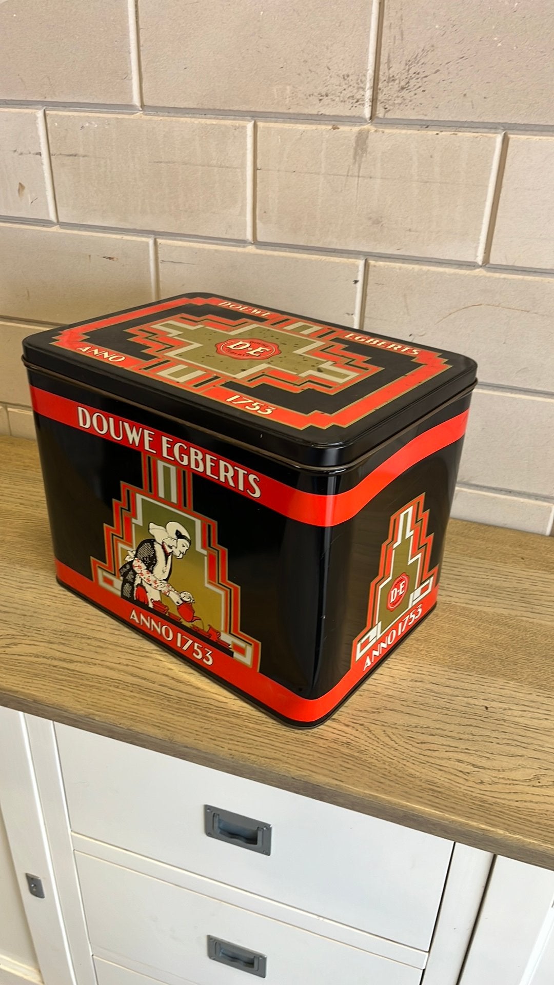 DE blik, Ophalen of Verzenden, Gebruikt, Koffie, Douwe Egberts