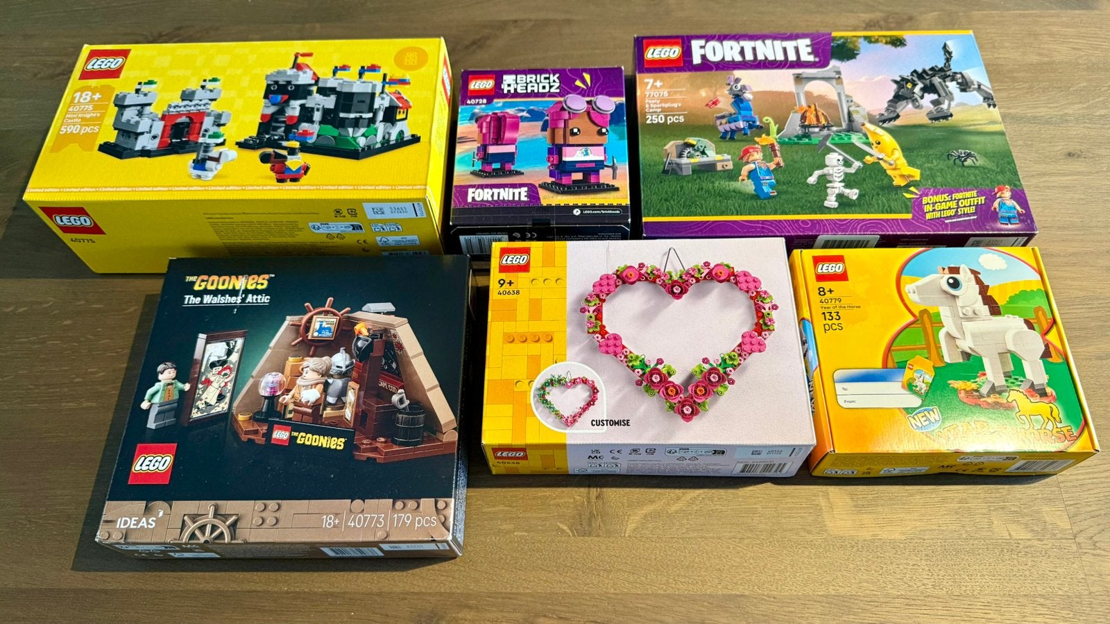 Lego sets (6x) - NIEUW (o.a. The Goonies, Fortnite), Lego, Nieuw, Ophalen of Verzenden, Complete set