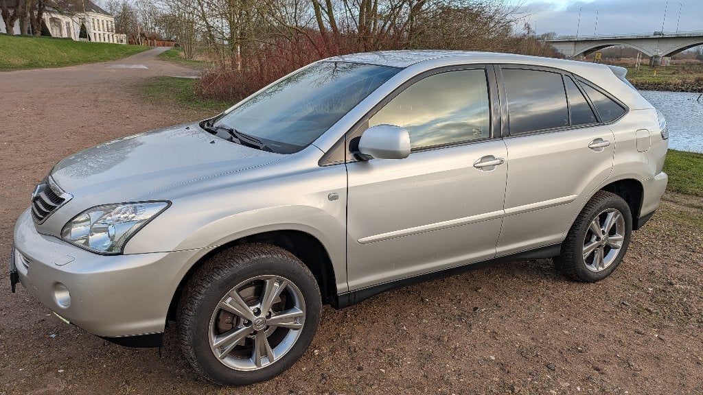 Lexus RX400h | full options | leder | youngtimer | 164k km, Auto's, Lexus, Automaat, 3311 cc, Zwart, Parkeerassistent