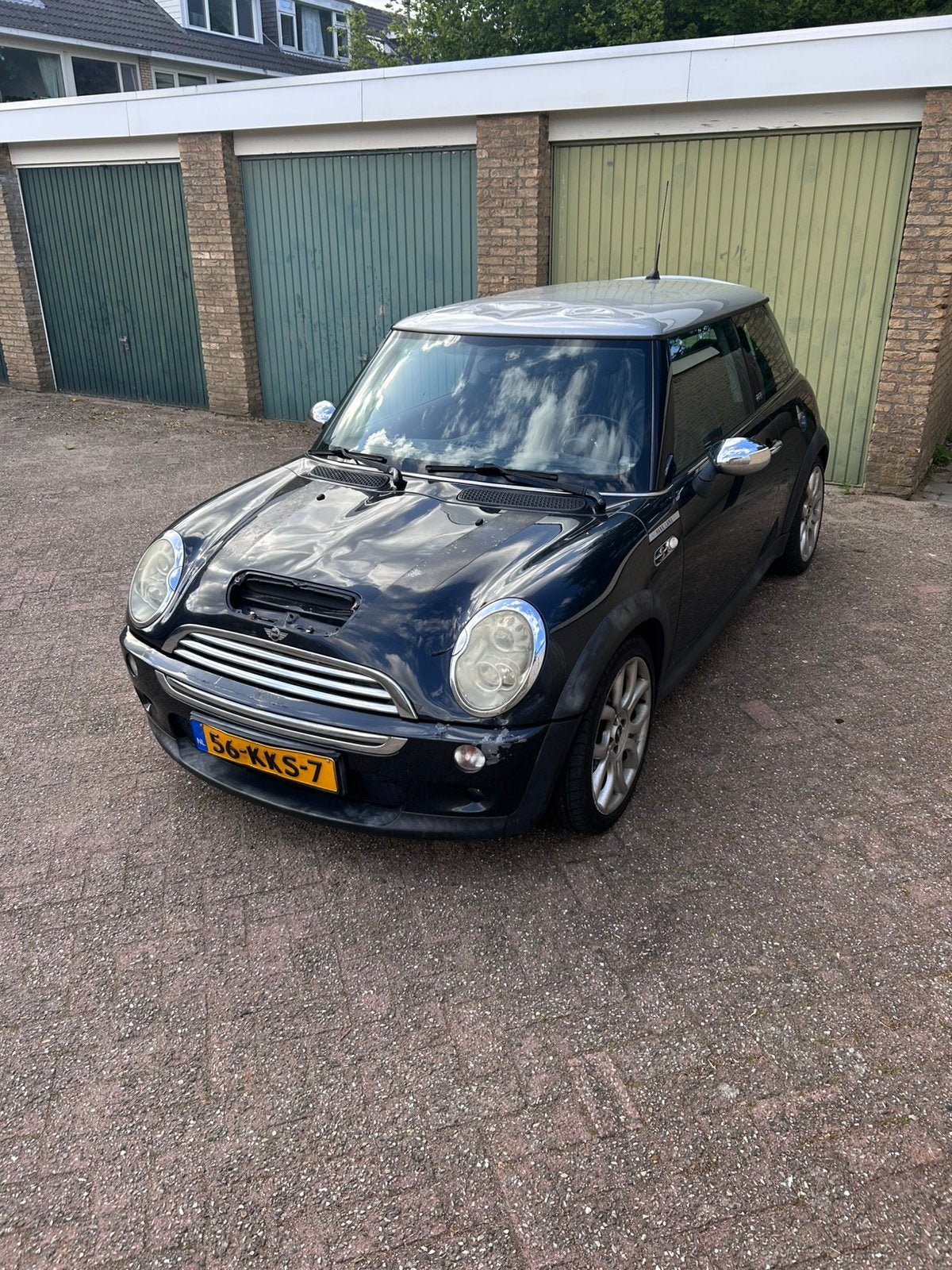 Mini 1.6 Cooper S Park Lane 2006 OPKNAPPER, Voorwielaandrijving, 4 cilinders, 4 stoelen, Zwart