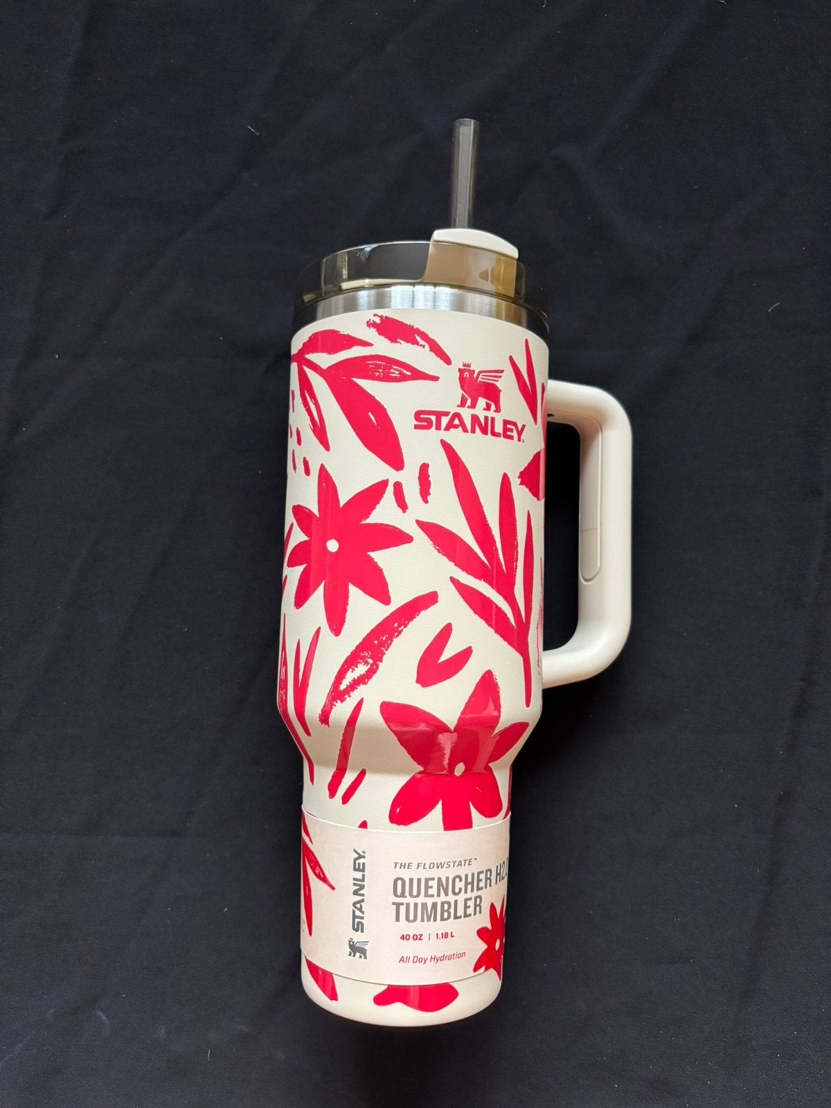 Stanley beker cup fles drinkfles floral nieuw 40oz 1,18L, Ophalen of Verzenden, Zo goed als nieuw