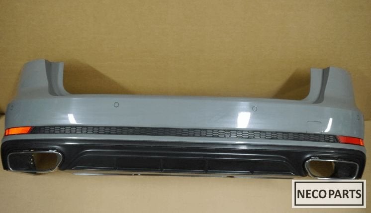 AUDI A4 8W ACHTERBUMPER ORIGINEEL 6xPDC S-LINE KOMBI, Gebruikt, -, -, Achter