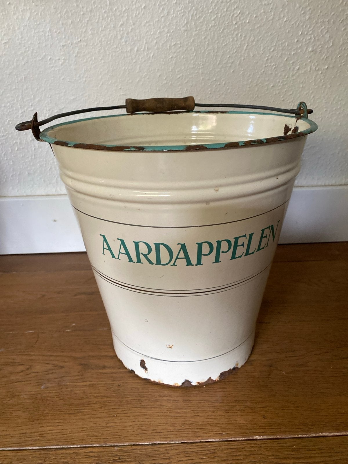Vintage Emaille Aardappel Emmer, Ophalen of Verzenden