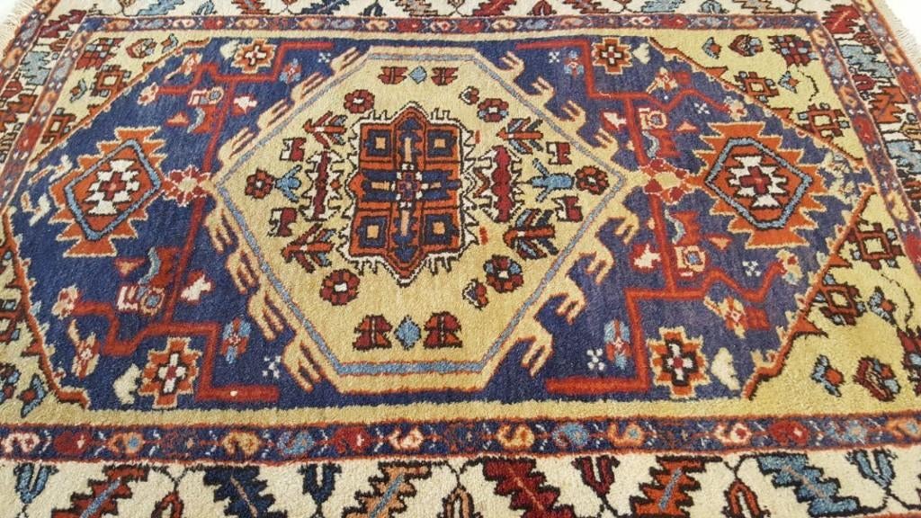 Vintage Hamadan Perzisch tapijten 155x109/Kleden/Kelim/Kilim, Ophalen of Verzenden