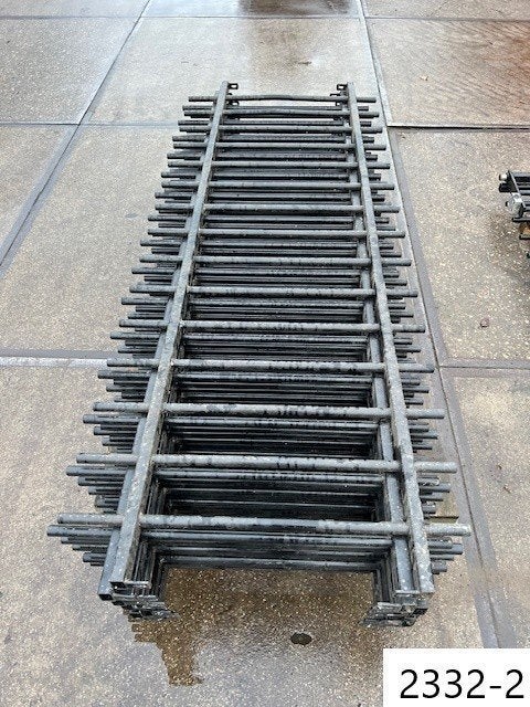 2332. Hekwerk / Gegalvaniseerd, Tuin en Terras, Tuinhekken en Hekwerk, Ophalen, Gebruikt, IJzer, Tuinhek