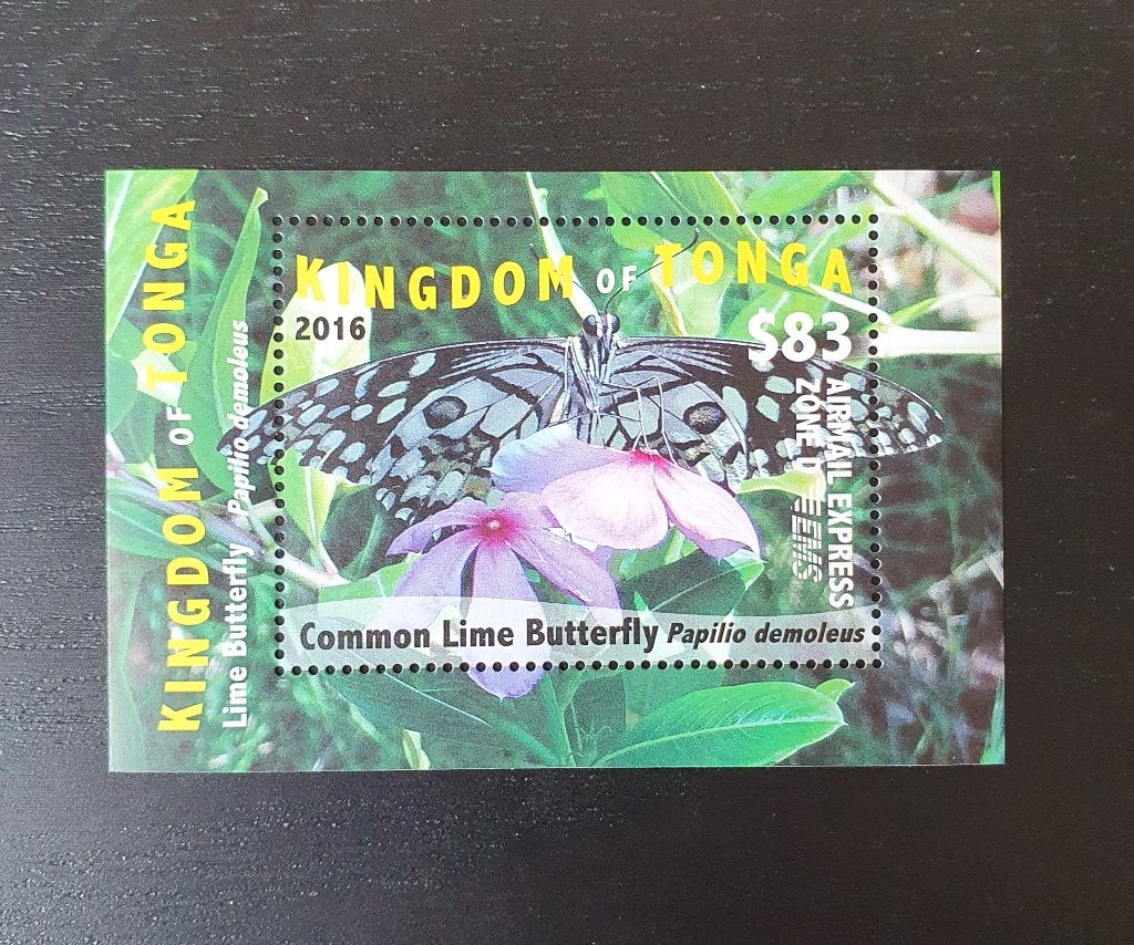 Tonga 2015 Vlinders Michel blok 93 postfris, Verzenden, Postfris, Dier of Natuur