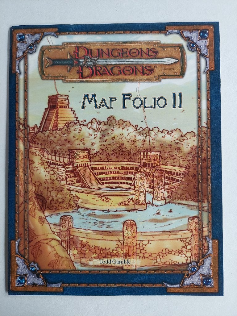 D&D - 3.5e - Map Folio II, Vijf spelers of meer, Ophalen of Verzenden, Zo goed als nieuw, Wizards of the Coast