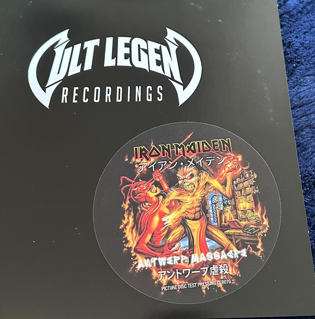 Iron maiden test pressing vinyl, Cd's en Dvd's, Ophalen of Verzenden, Zo goed als nieuw