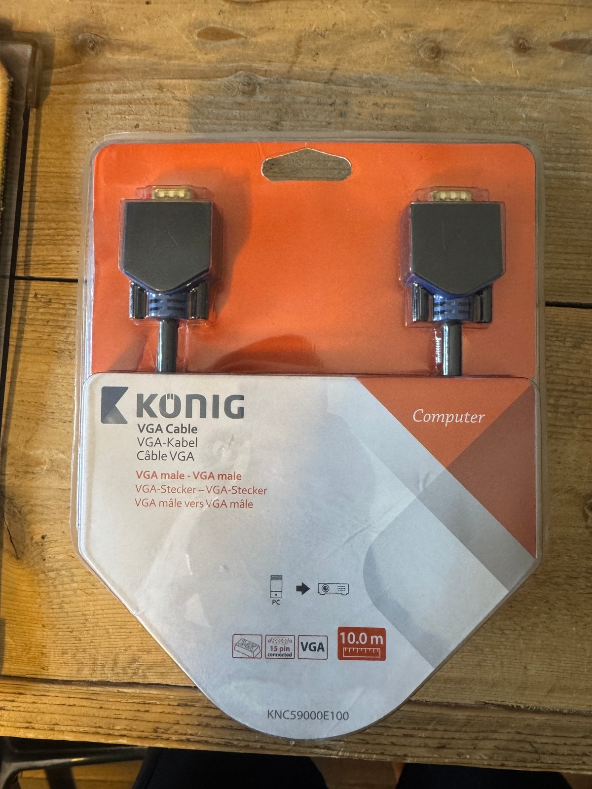 KONIG 10m VGA nieuw, Ophalen of Verzenden, Nieuw, 10 meter of meer