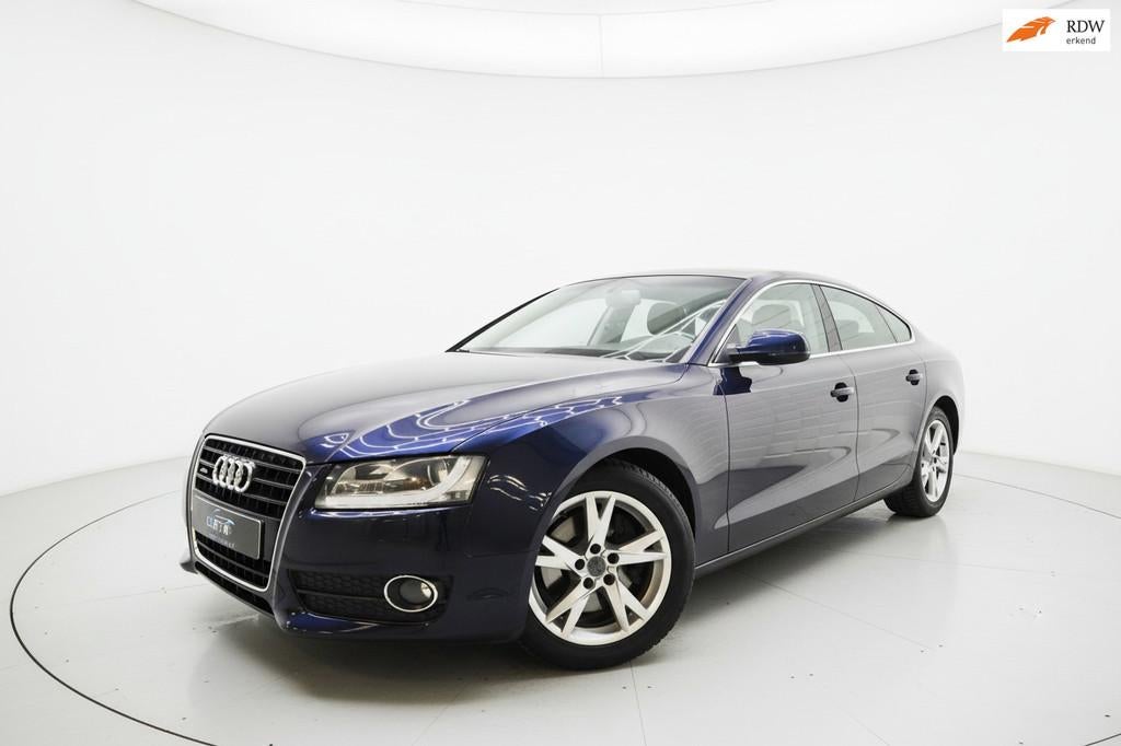 Audi A5 Sportback 3.2 FSI quattro Pro Line 265PK B&O LEER PD, Auto's, Automaat, Euro 5, Gebruikt, Beige