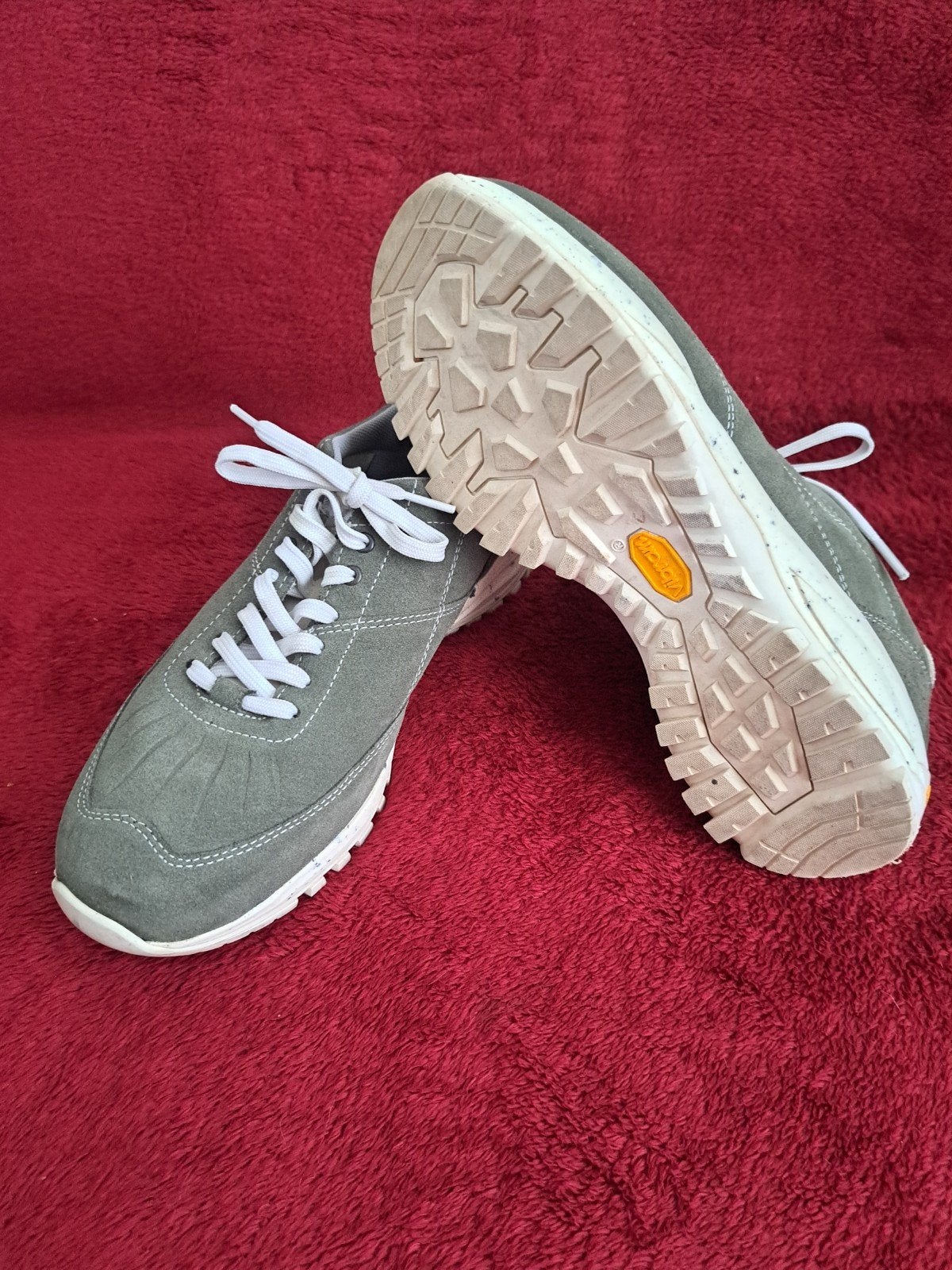 loMer donkergroene veter-wandelschoen 39, Verzenden, Groen, Sneakers of Gympen, Zo goed als nieuw