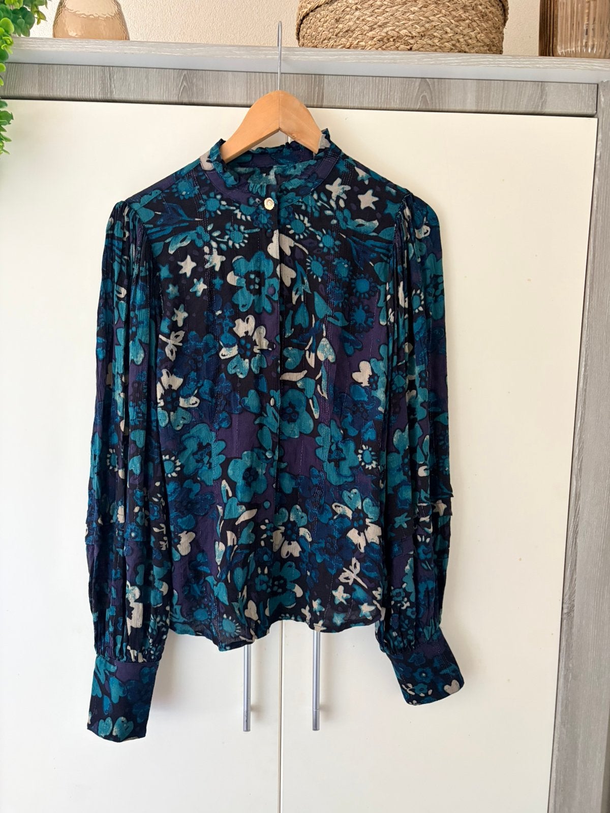 Fabienne Chapot blouse maat 38, Ophalen of Verzenden, Zo goed als nieuw, Maat 38/40 (M), Groen