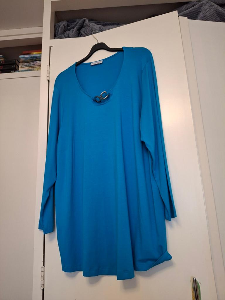 Chalou tuniek/blouse maat 54, Blauw, Maat 46/48 (XL) of groter, Chalou, Ophalen of Verzenden