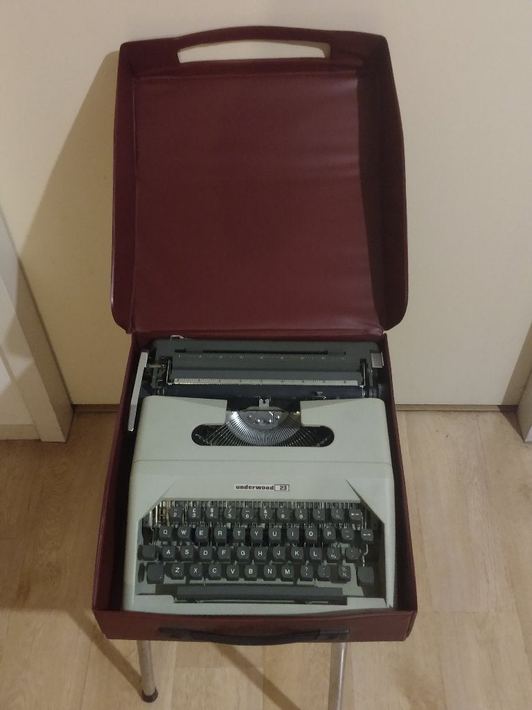vintage underwood 23 typemachine, Ophalen of Verzenden, Gebruikt
