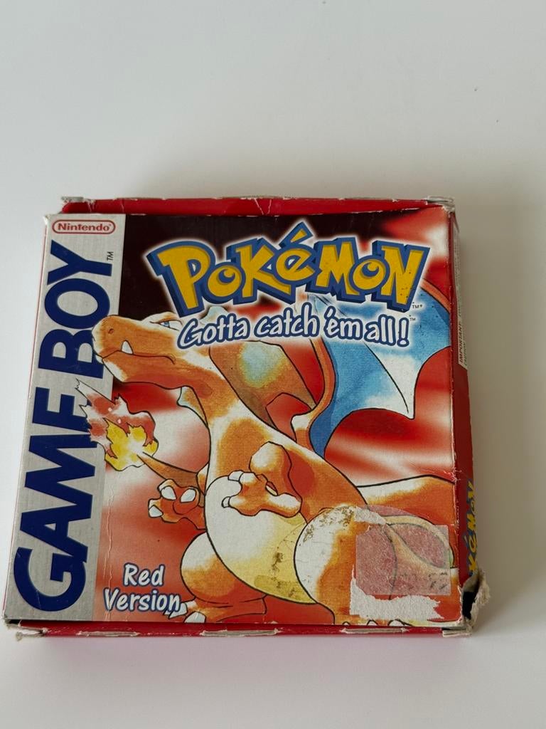 Pokémon Red doos + officiële Trainer’s Guide (Game Boy), Avontuur en Actie, Gebruikt, 1 speler, Ophalen of Verzenden