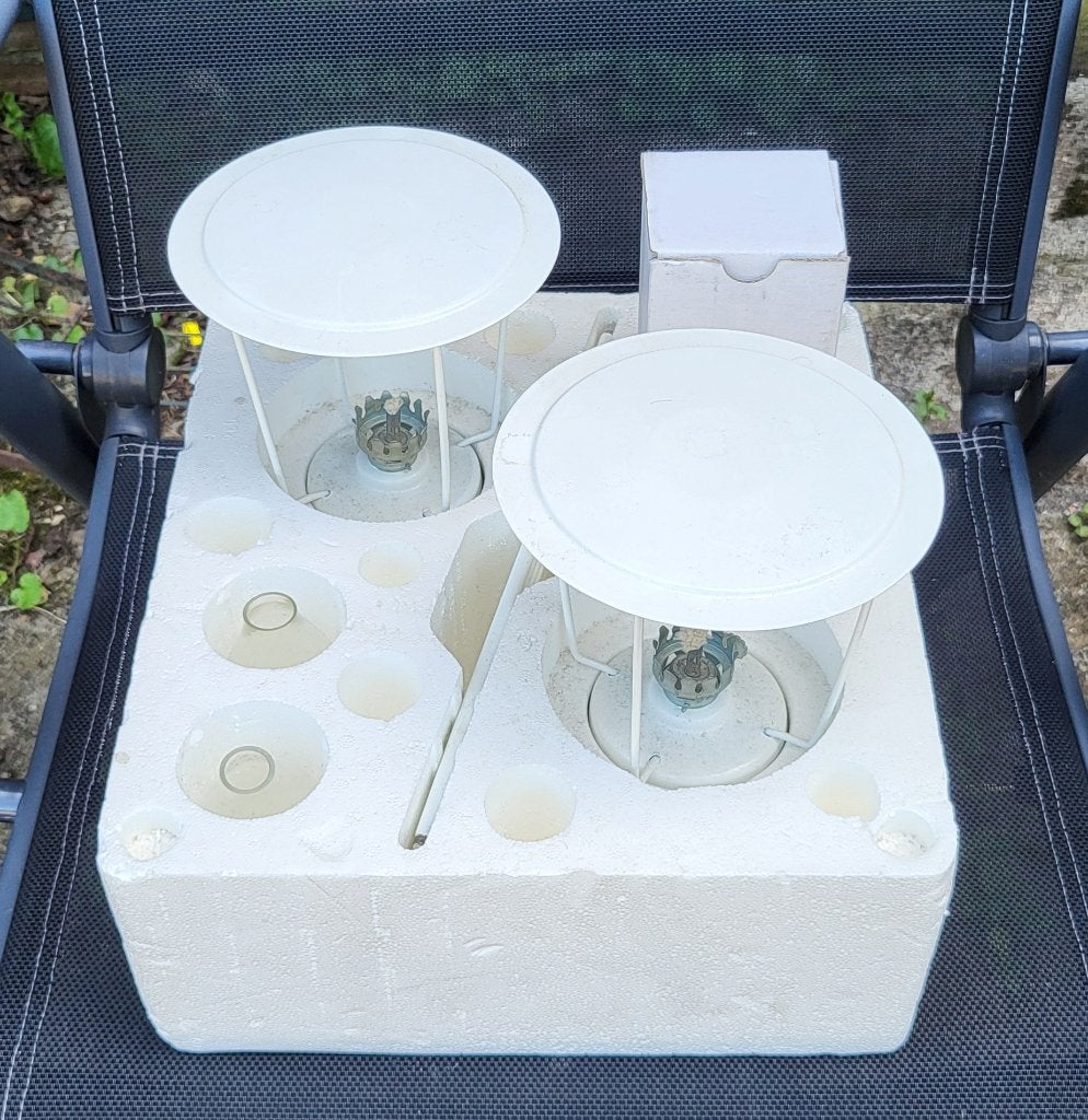 2 leuke olielampjes tuinlamp met grond steker incl olie, Ophalen, Minder dan 50 watt, Staande lamp, Nieuw