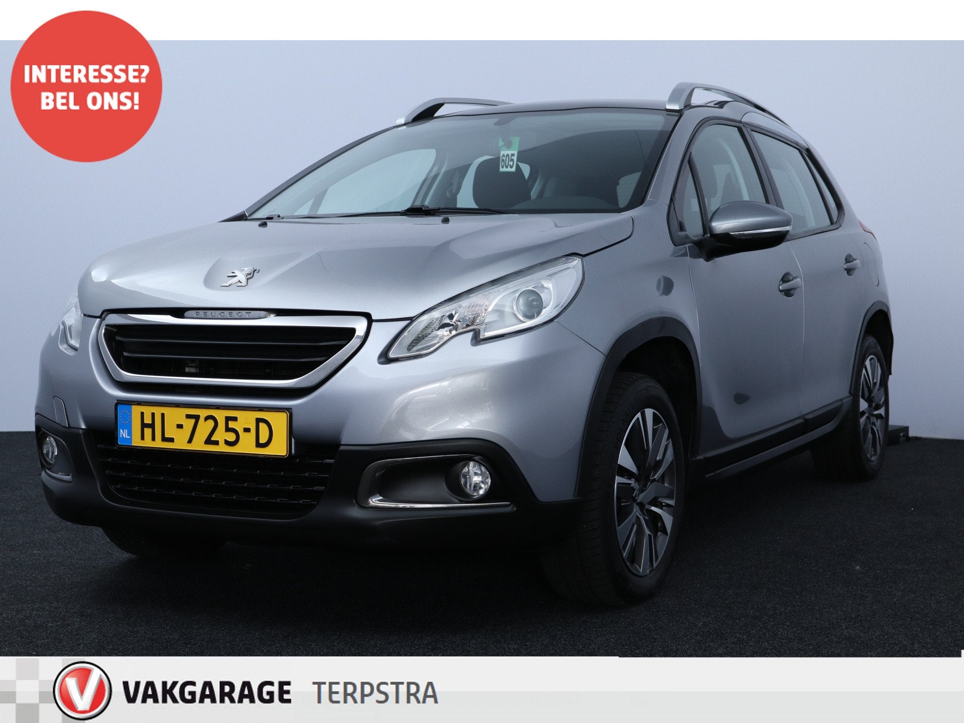 Peugeot 2008 1.2 PureTech Active/ D-Riem verv: 99.000 Kilome, Auto's, Voorwielaandrijving, Stof, Gebruikt, 1270 kg