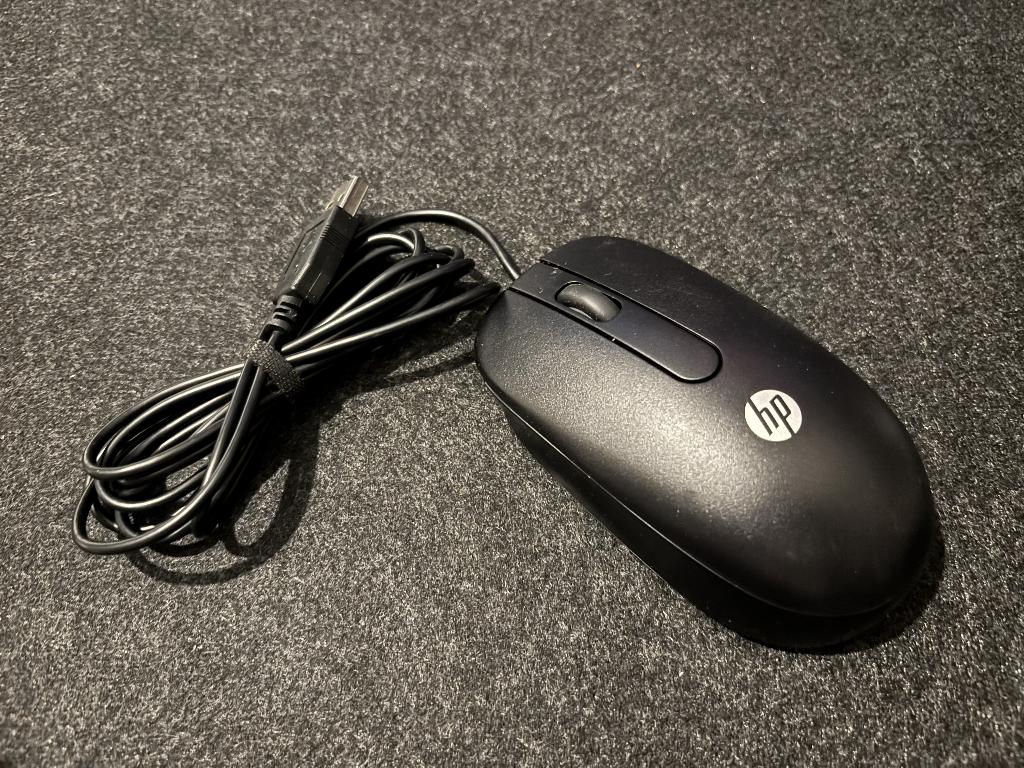 HP Optische muis USB bedraad zwart, Computers en Software, Muizen, Hp, Muis, Gaming muis, Rechtshandig