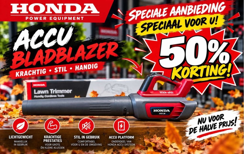 HONDA ACCU BLADBLAZER MET 50% KORTING!!, Honda, Nieuw, Ophalen of Verzenden, 2909 LK Capelle aan den IJsel, Nederland