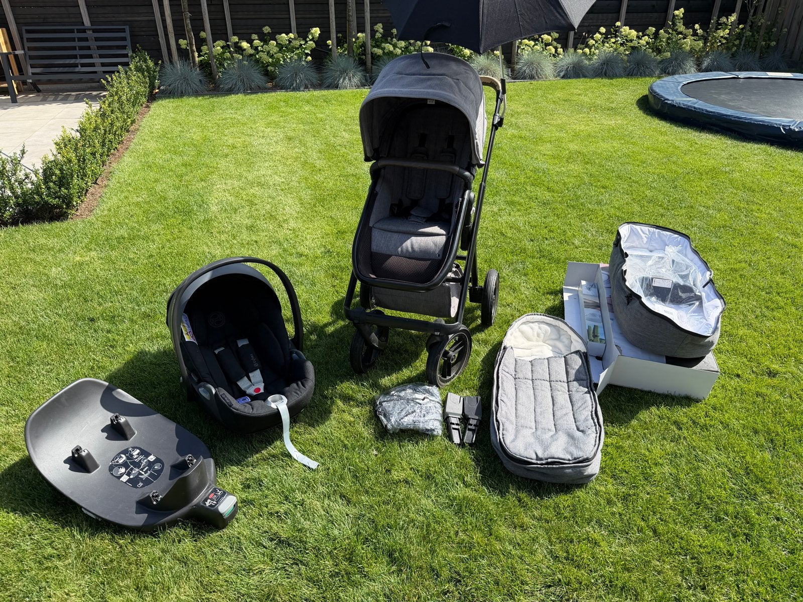 Dubatti One Combiwagen Compleet met Cybex Cloud Z I-Size, Kinderen en Baby's, Kinderwagens en Combinaties, Zo goed als nieuw, Combiwagen