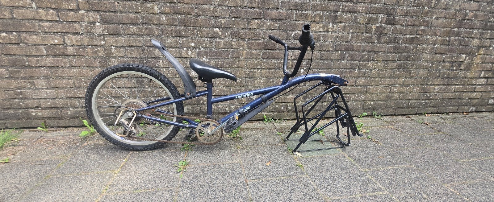 Aanhangfiets met bagagedrager - Enduring Kid Trailer, Ophalen of Verzenden, Gebruikt