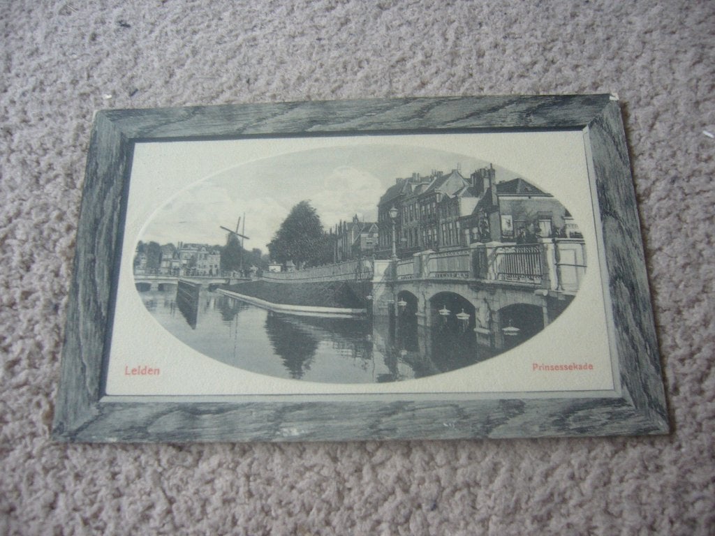 LEIDEN  =  PRINSESSEKADE  MET MOLEN 1910, Ophalen of Verzenden, Voor 1920, Gelopen, Zuid-Holland