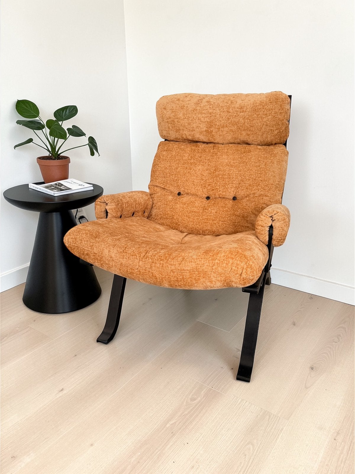 Design vintage relax fauteuil Ingmar Relling jaren 60, Huis en Inrichting, Fauteuils, Ophalen, Zo goed als nieuw