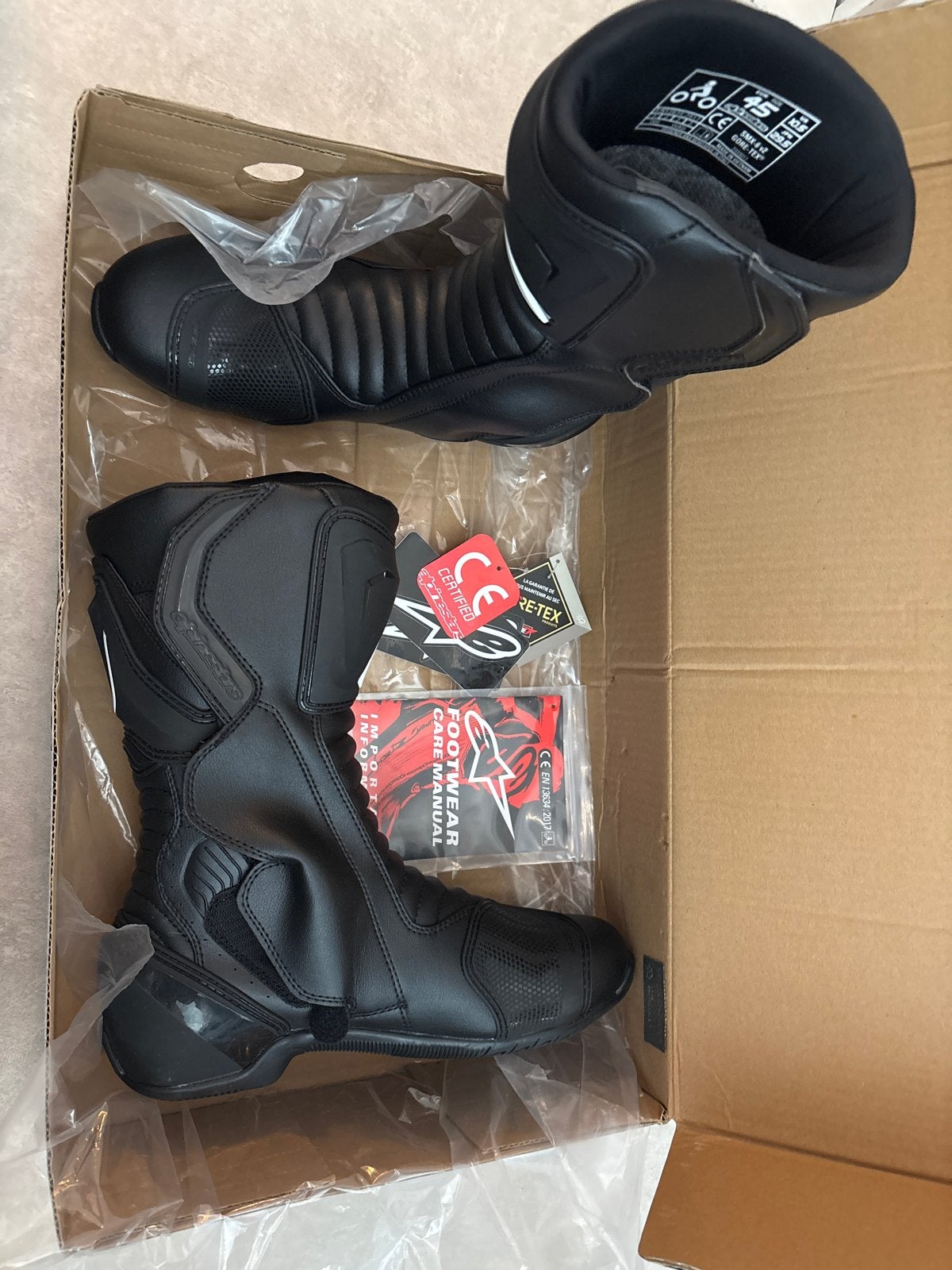 Nieuwe Alpinestars SMX-6 v2 Gore-Tex motorlaarzen, maat 45, Ophalen of Verzenden, Nieuw met kaartje, Heren, Laarzen