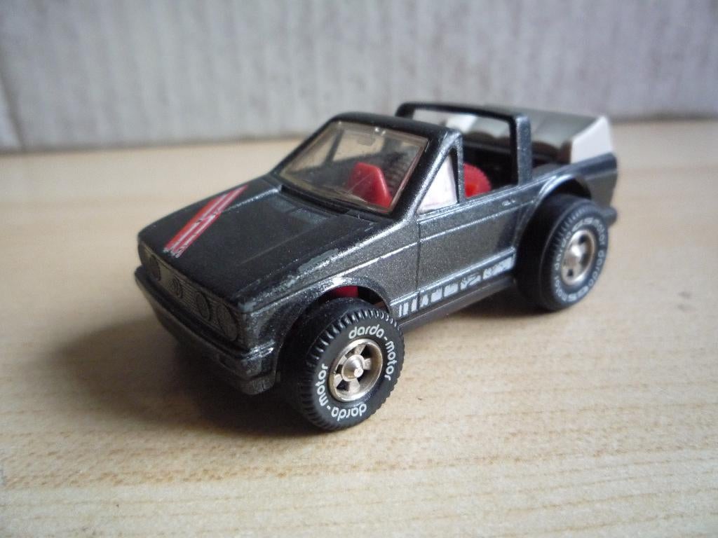 VW Volkswagen Golf 1 Cabrio grijs Darda made in Germany, Kinderen en Baby's, Speelgoed | Racebanen, Gebruikt, Onderdelen, Carrera