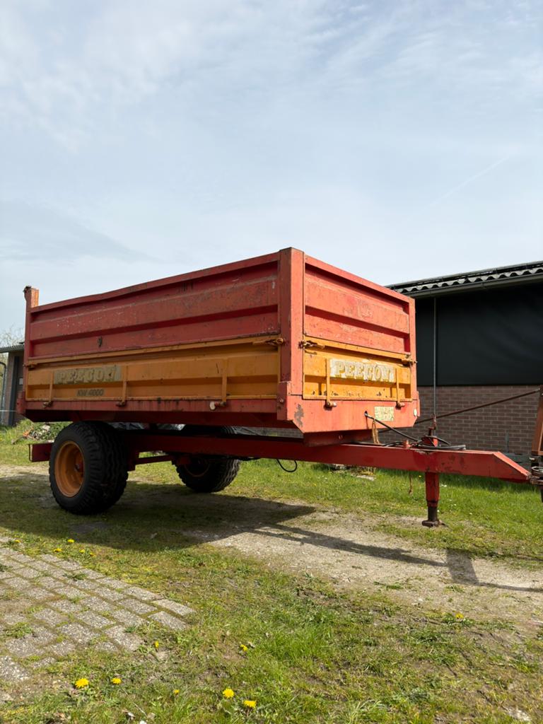 Peecon hydraulische kiepwagen – 5 kuub – 4 ton, Ophalen, Transport
